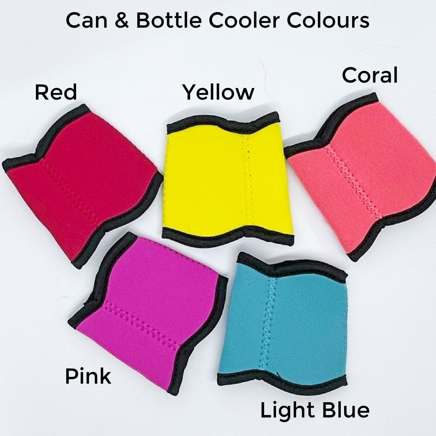 Personalised Slim Bottle and Can Stubby Coolers