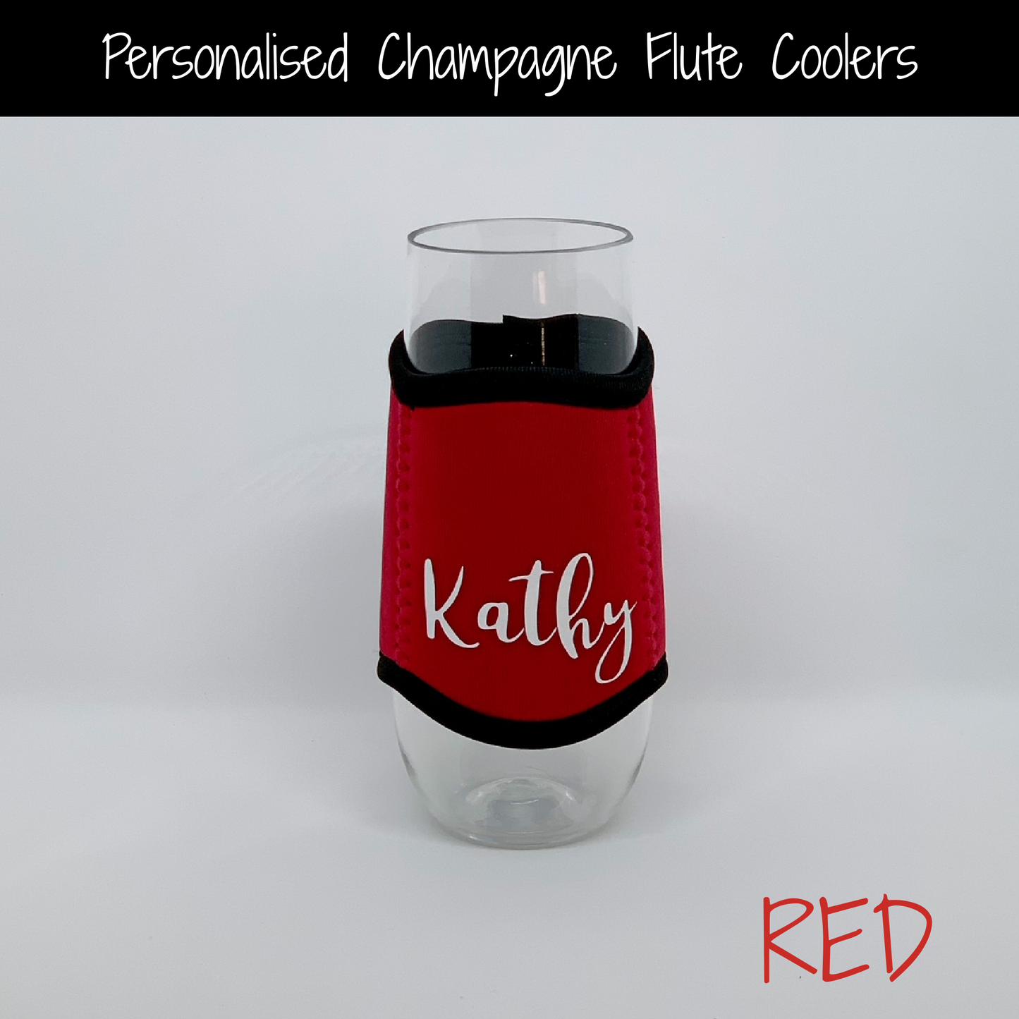 Personalised Stemless Champagne Flute - Cooler & Flute Set