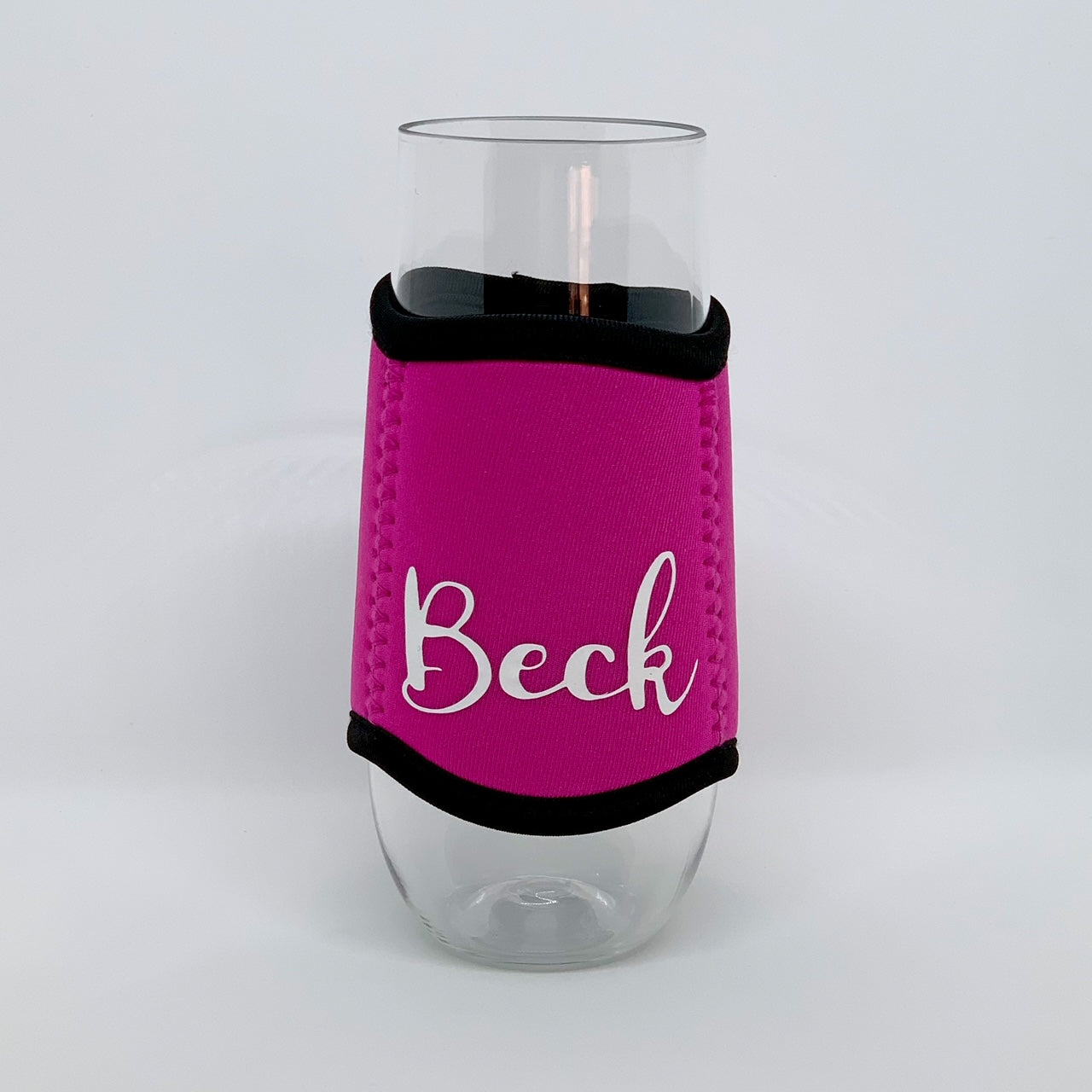 Personalised Stemless Champagne Flute Coolers