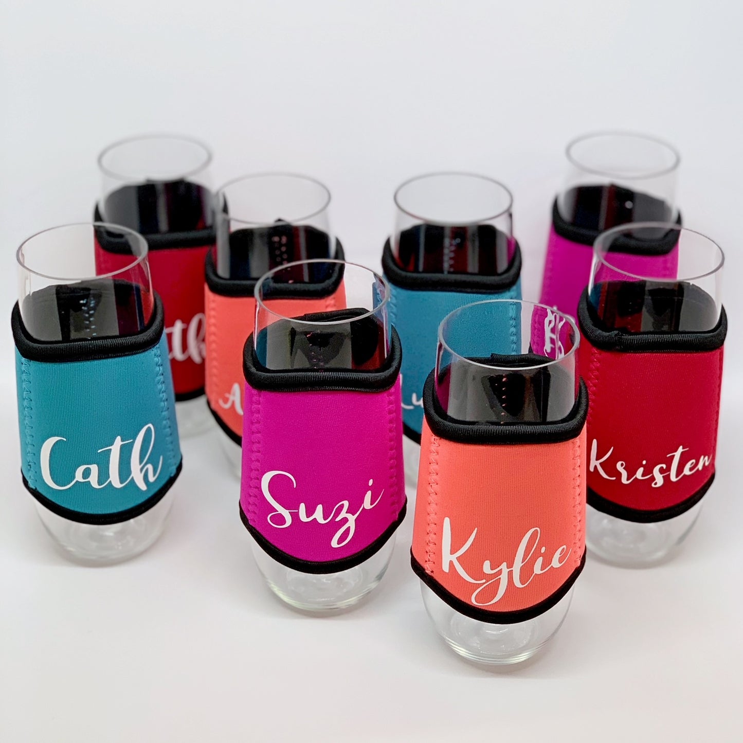 Personalised Stemless Champagne Flute Coolers