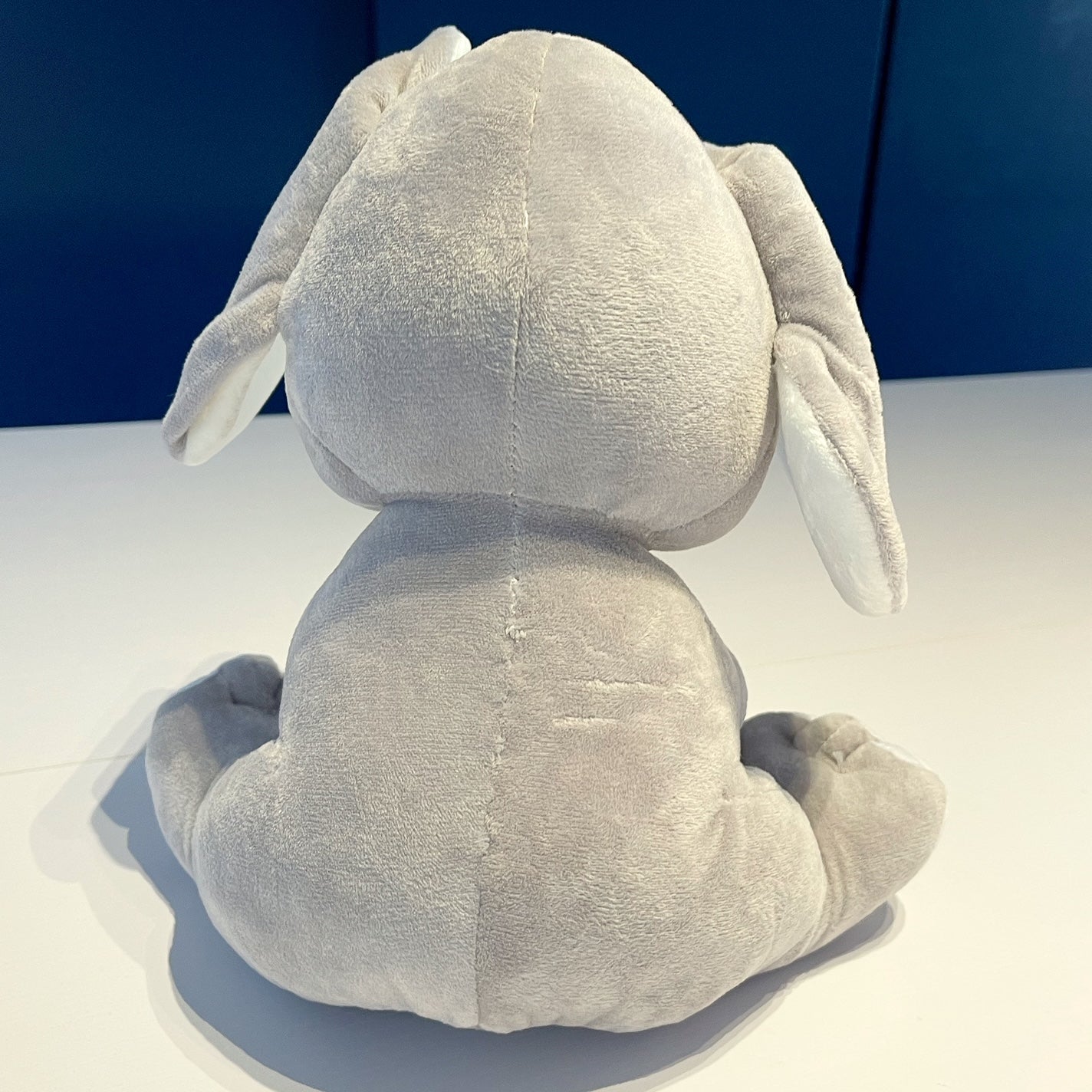 Floppy-Eared Elephant - grey, embroidery blank