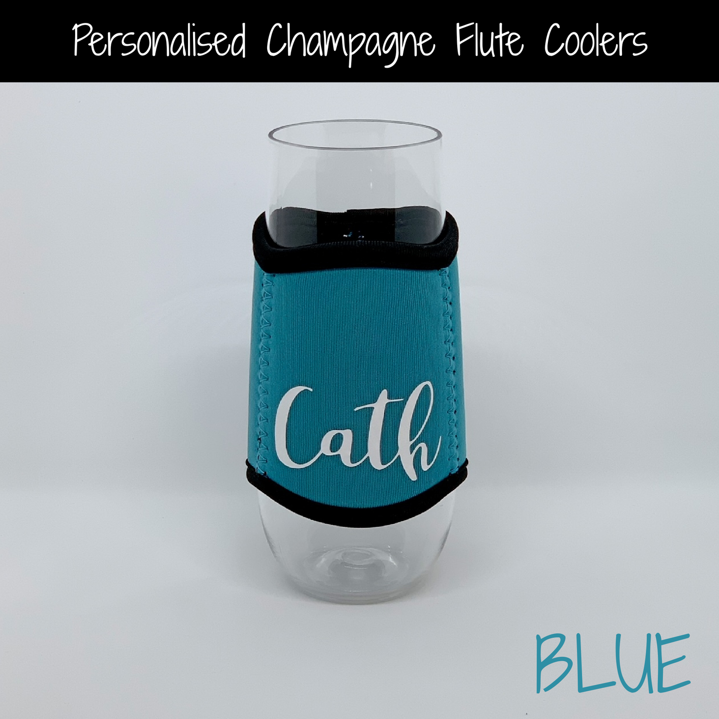 Personalised Stemless Champagne Flute - Cooler & Flute Set